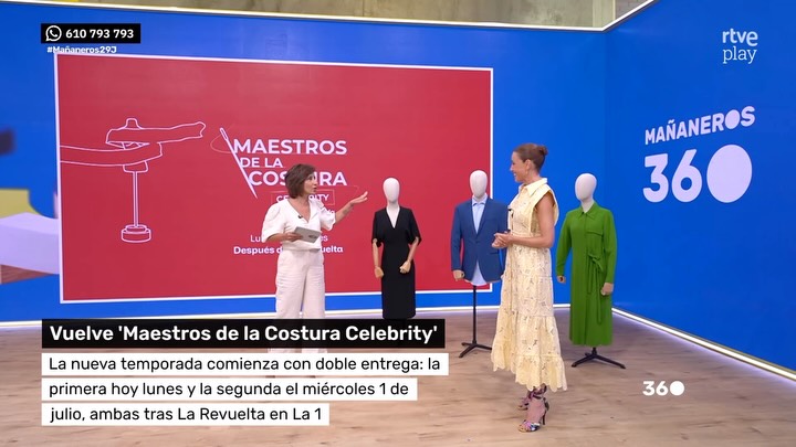 Raquel Sánchez Silva presenta la segunda temporada de Maestros de la costura Celebrity