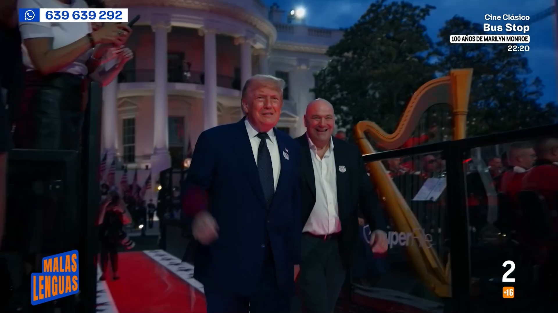 Trump celebra su 80 cumpleaños con una velada de MMA en la Casa Blanca