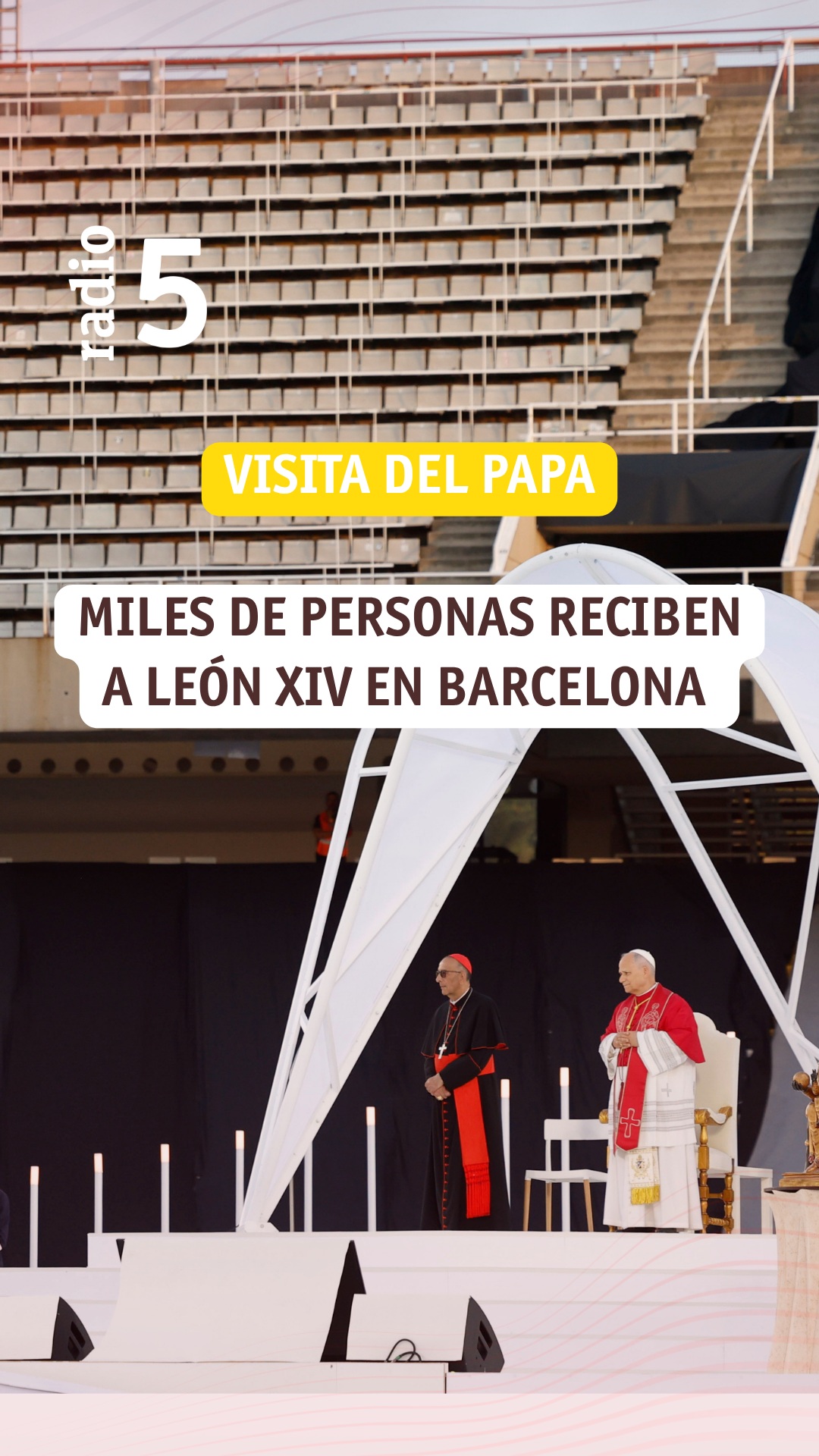 Fieles denuncian bulo de 2.000 entradas para ver al Papa en Montjuic