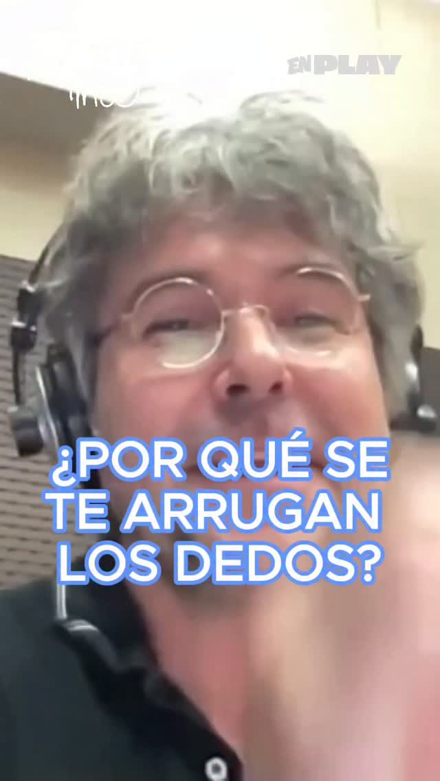 El sistema nervioso provoca arrugas en los dedos al contacto con el agua