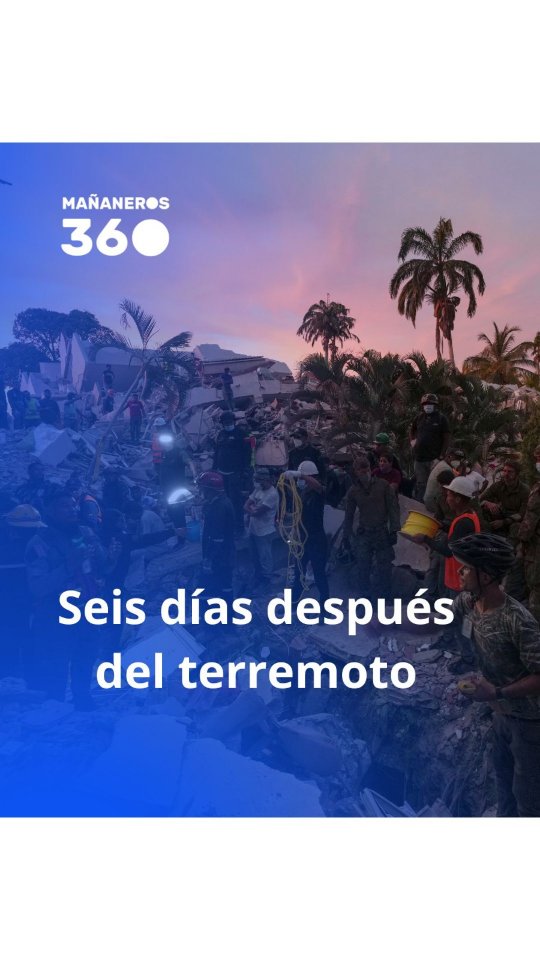 Venezuela sigue buscando víctimas seis días después del terremoto