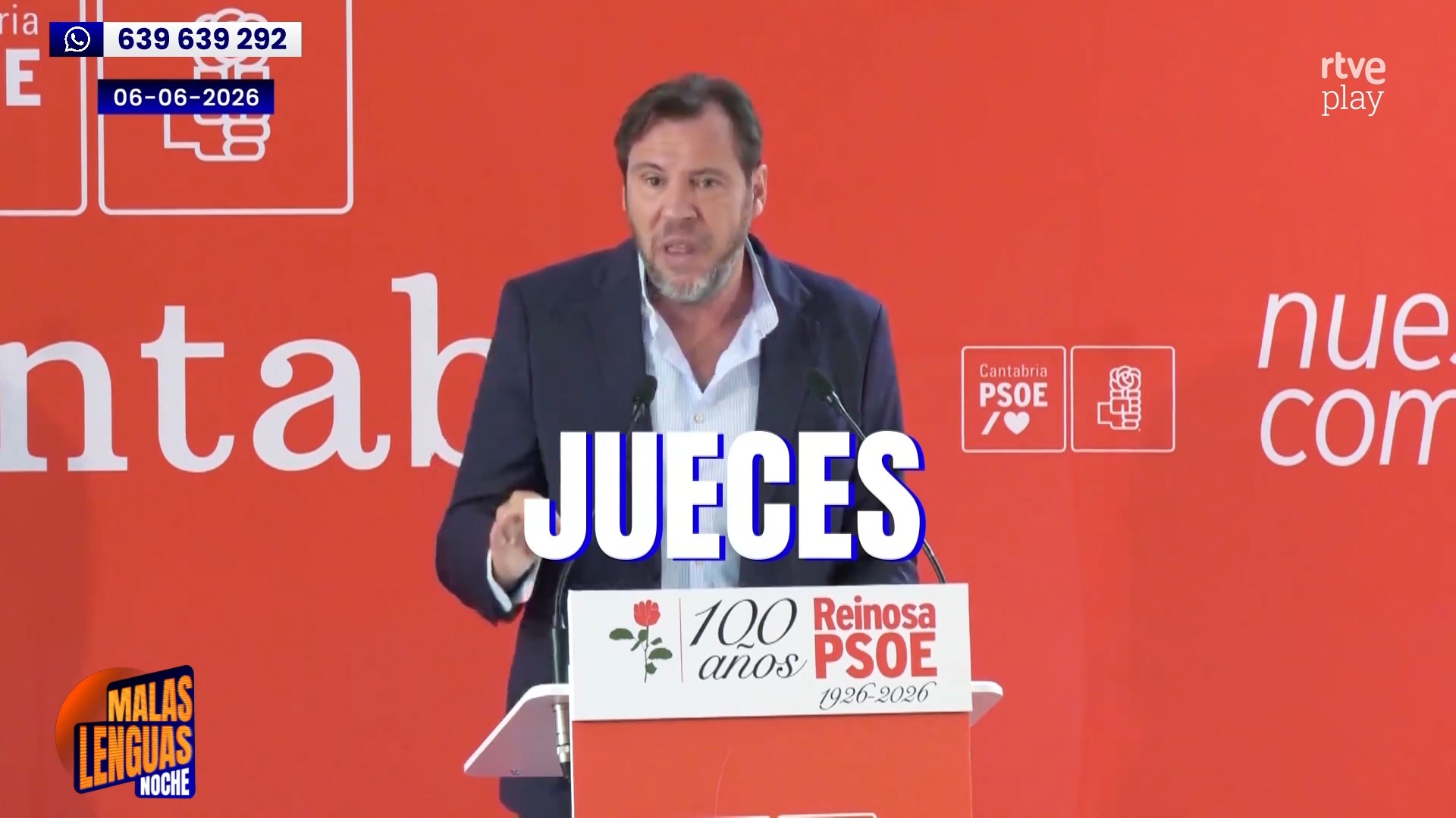 Oscar Puente señala que algunos jueces abusan para acabar con el gobierno socialista