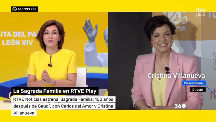 RTVE estrena tres programas especiales sobre la Sagrada Familia por el centenario de Gaudí