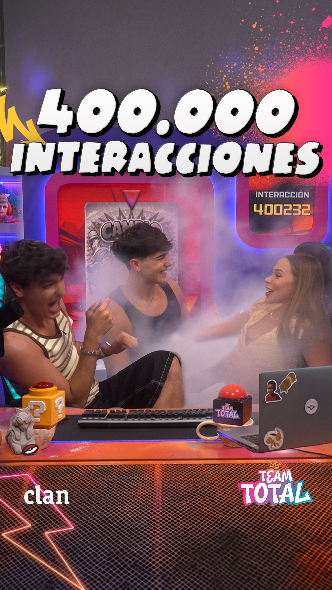 Pablo celebra las 400.000 interacciones con los clanes en Mala Tata