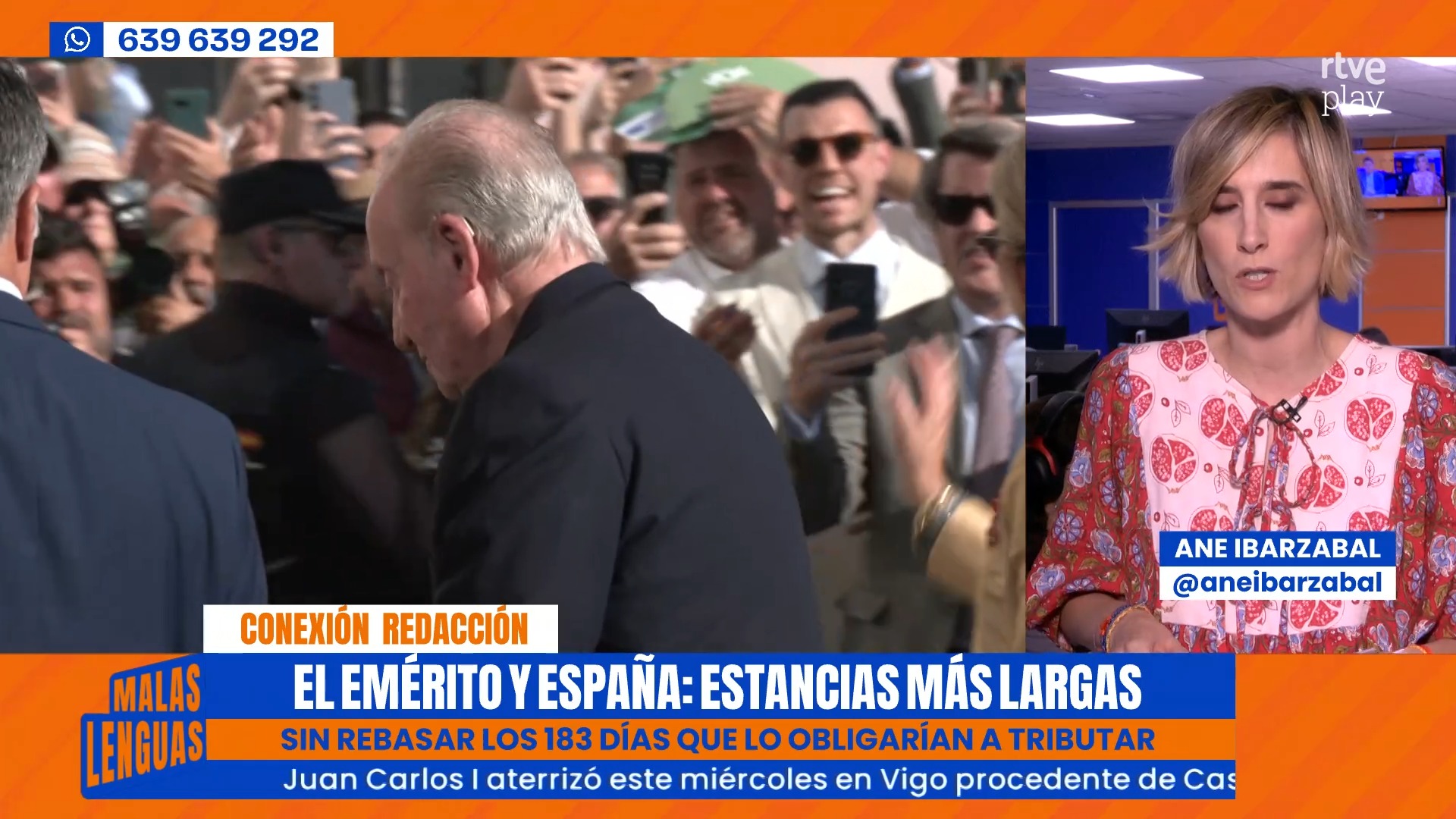 El rey Juan Carlos visita Galicia y pasa por el hospital de Pontevedra