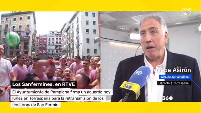 RTVE y EITB firman acuerdo para retransmitir los Sanfermines en dos idiomas