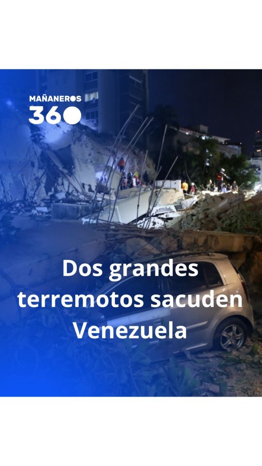 Dos terremotos de 7,2 y 7,5 grados sacuden Caracas y causan pánico en el aeropuerto