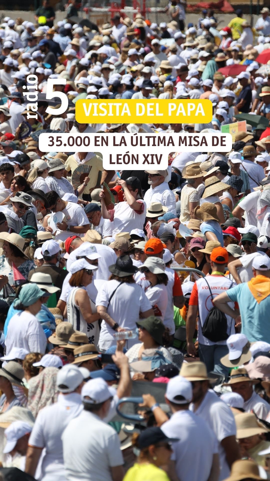 Voluntarios de toda España acuden a Tenerife para recibir al Papa