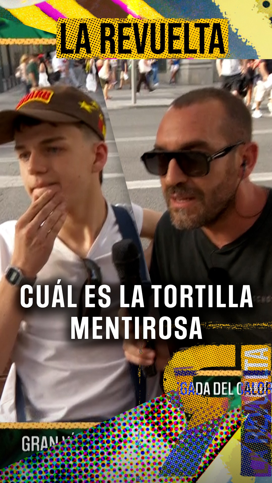Joven madrileño acierta la tortilla mentirosa en pleno concurso callejero
