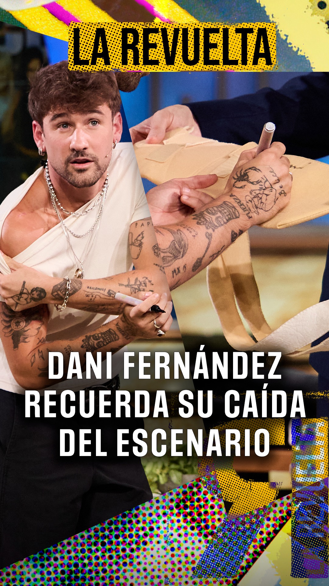 Cantante termina concierto tras romperse el hombro en el Roig Arena