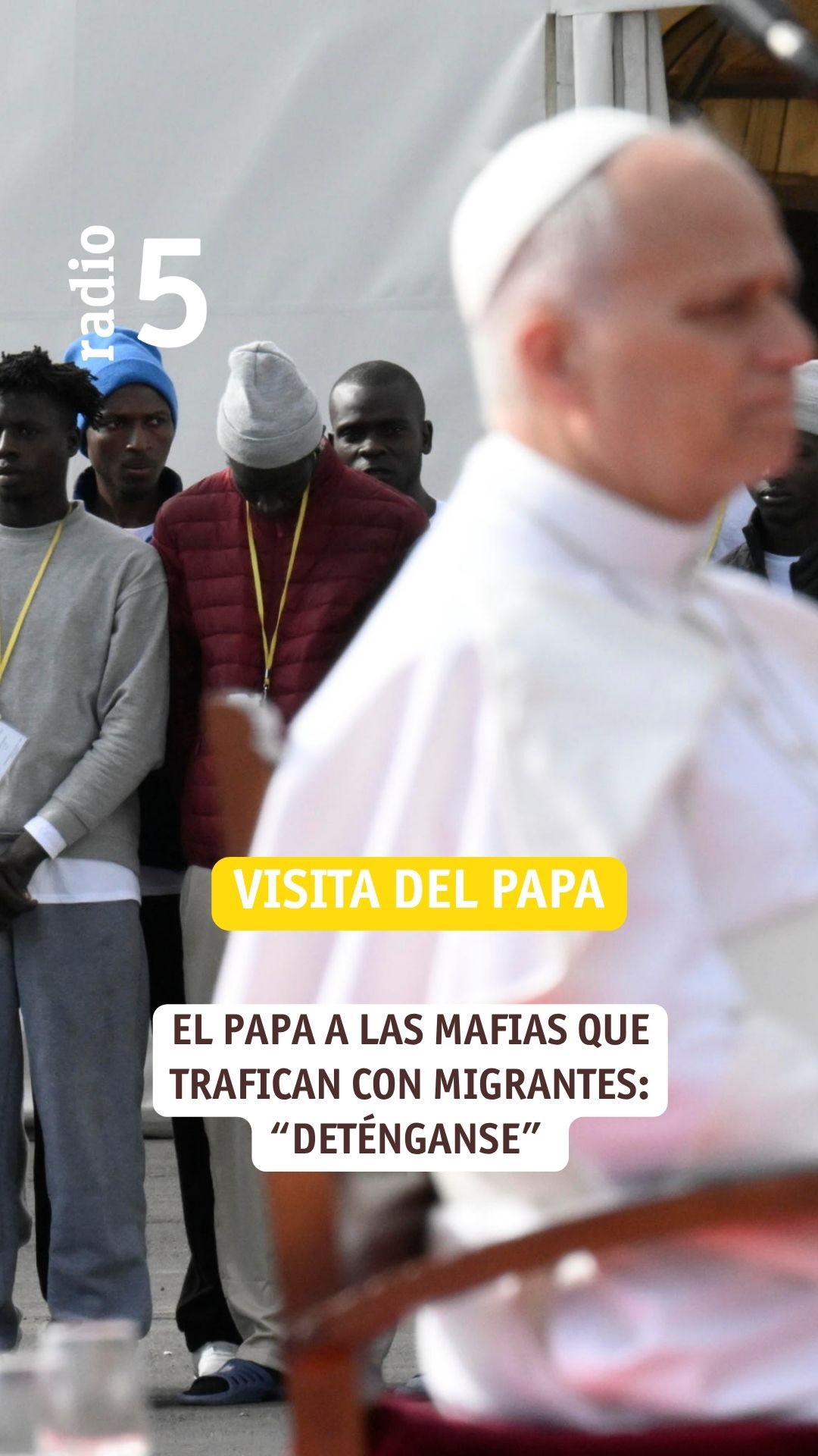 Mensaje desde la plaza a los traficantes de personas: deténganse y conviértanse