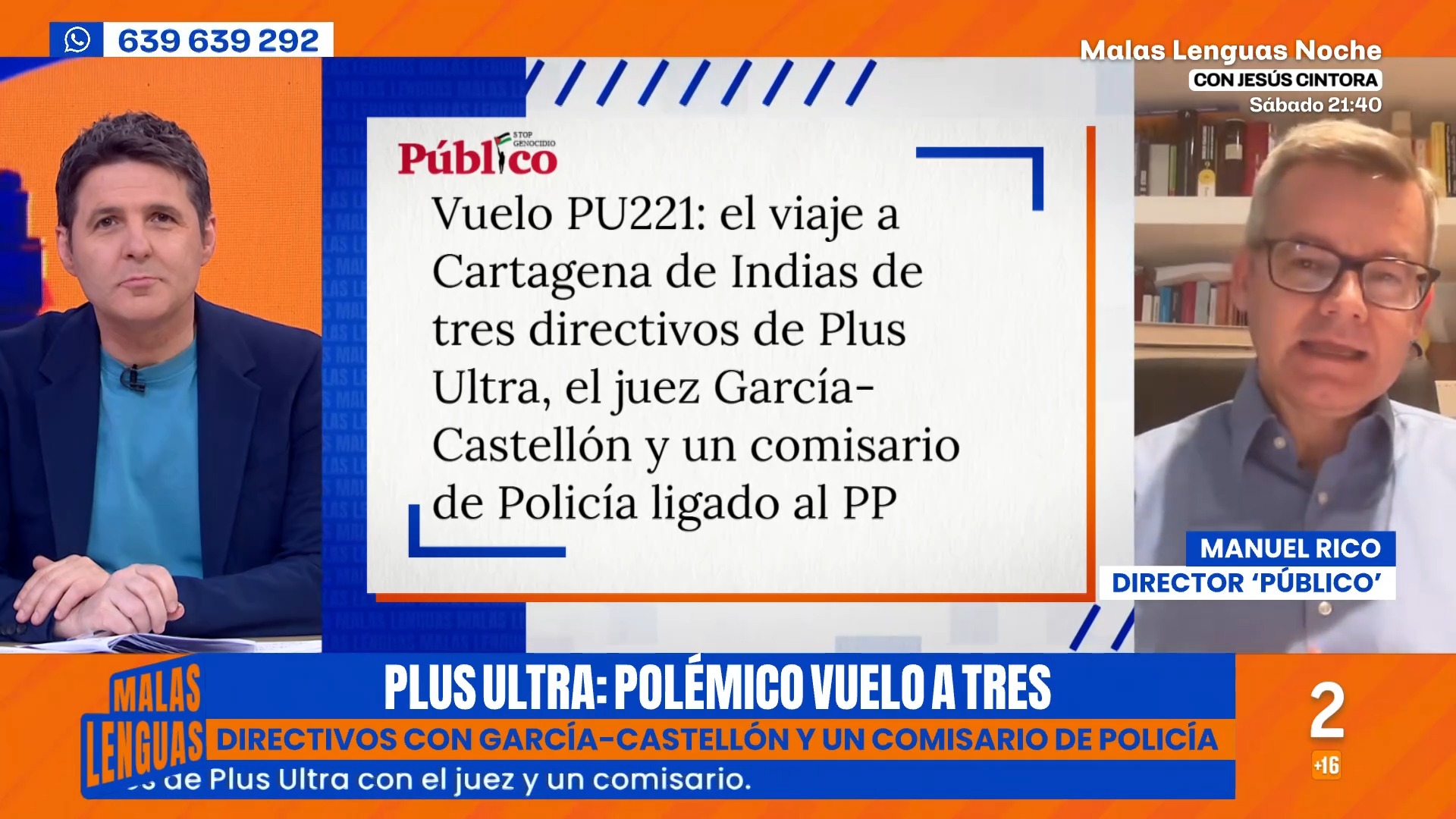 ¿Pagó Plus Ultra el viaje del juez García Castellón a Cartagena de Indias?