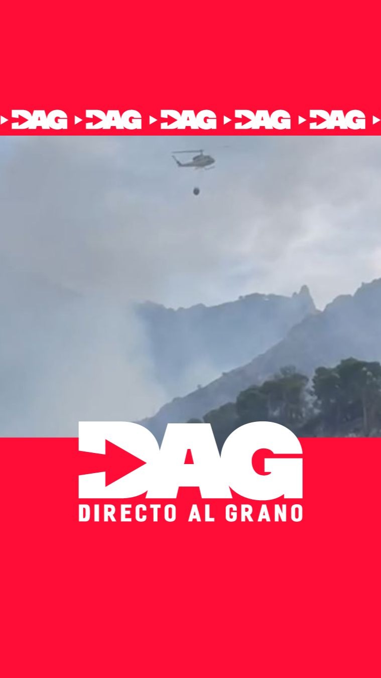 Incendio forestal en Los Garres obliga a pedir tres hidroaviones al Gobierno