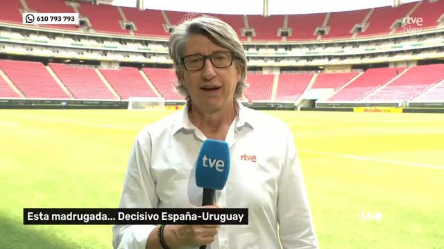España busca su primer triunfo ante Uruguay en un Mundial para liderar el grupo