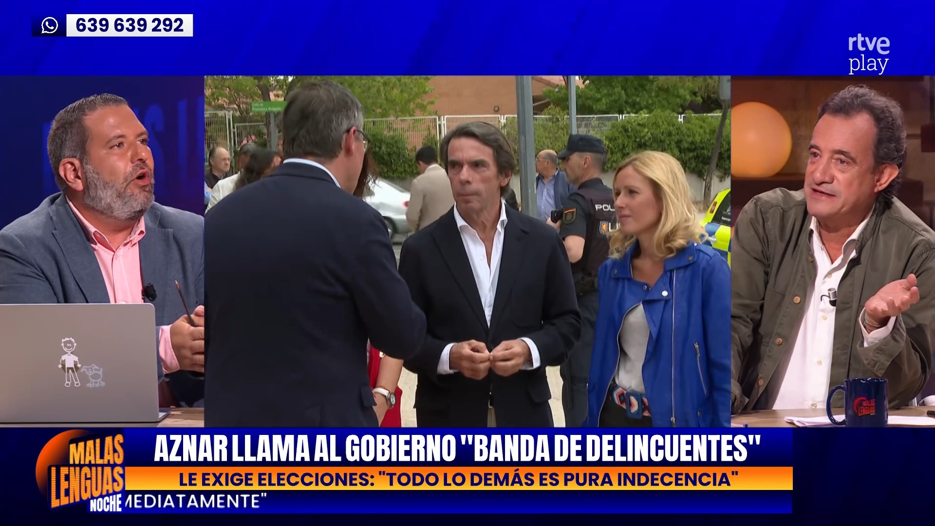 Nos gobierna una banda de delincuentes, afirma Cheva Garrido sobre Aznar