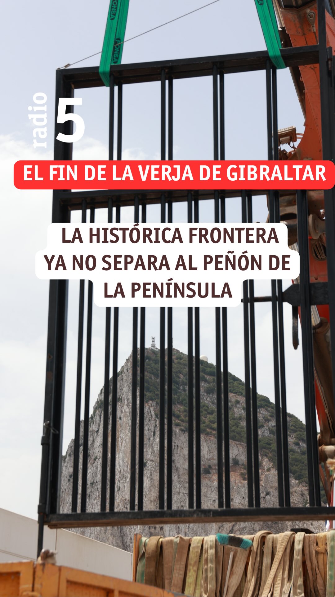 El fin de la verja de Gibraltar: la histórica frontera con Reino Unido que ya no separa al Peñón de la Península.