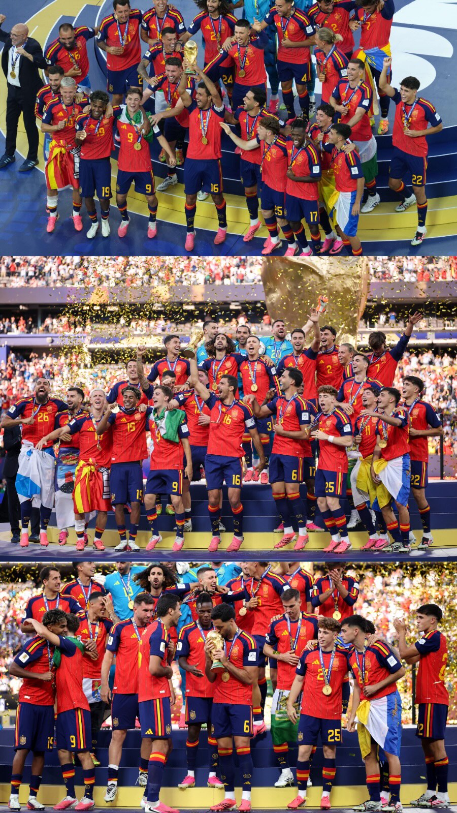 Rodri levanta la copa en Nueva York: España repite como campeona del mundo