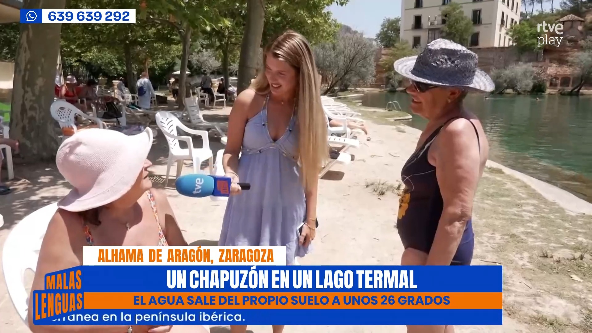 Alhama de Aragón: el lago termal de Zaragoza que mantiene 28 grados todo el año