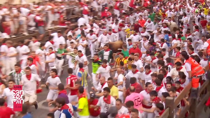 San Fermín: siete asistencias y seis traslados en el sexto encierro