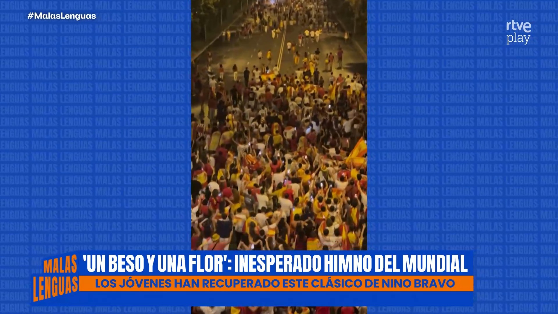 Un beso y una flor: la canción de Nino Bravo que cantan los jóvenes en el Mundial