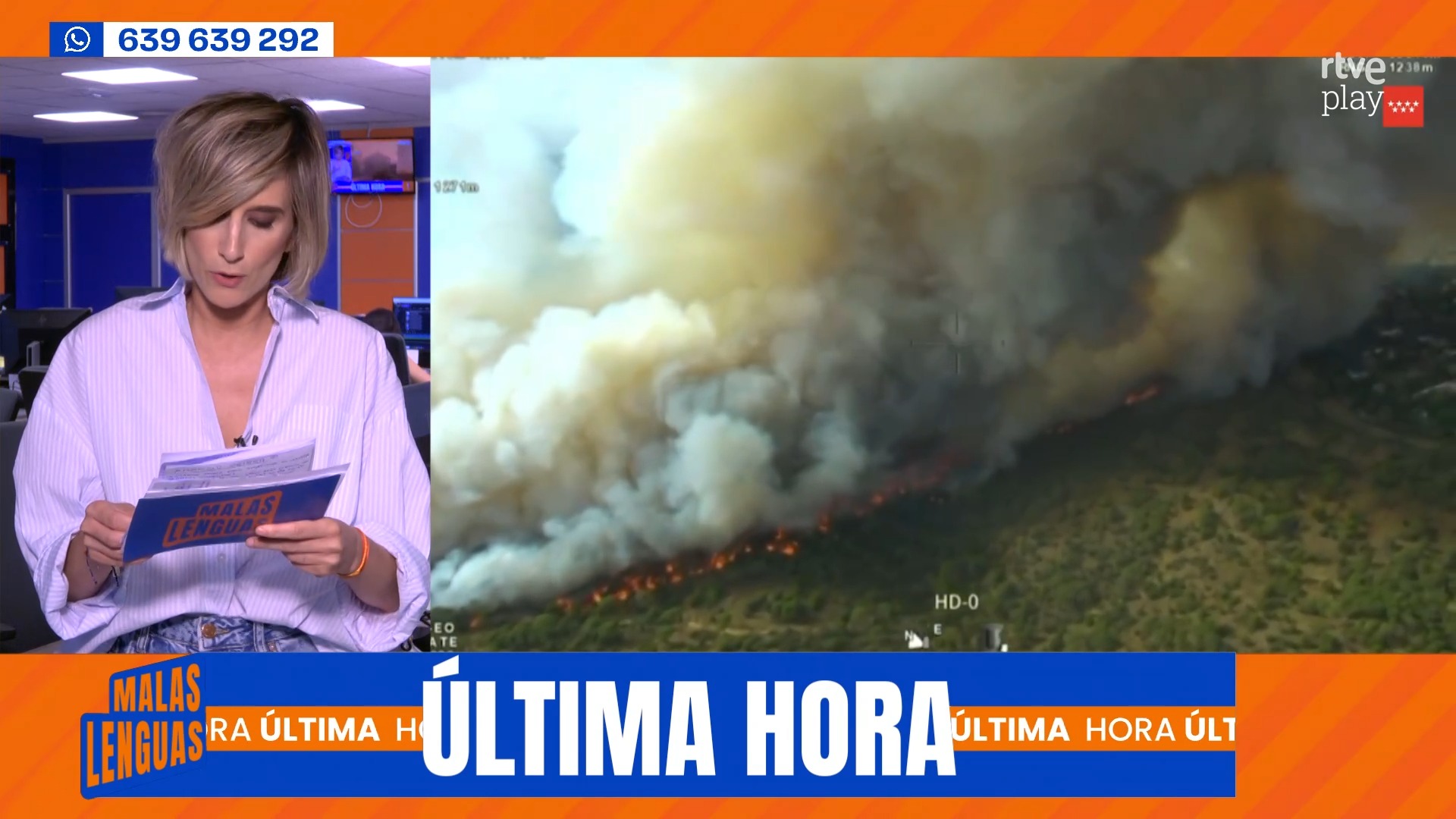 La UME se dirige a Almorox para combatir el incendio que obliga a evacuaciones