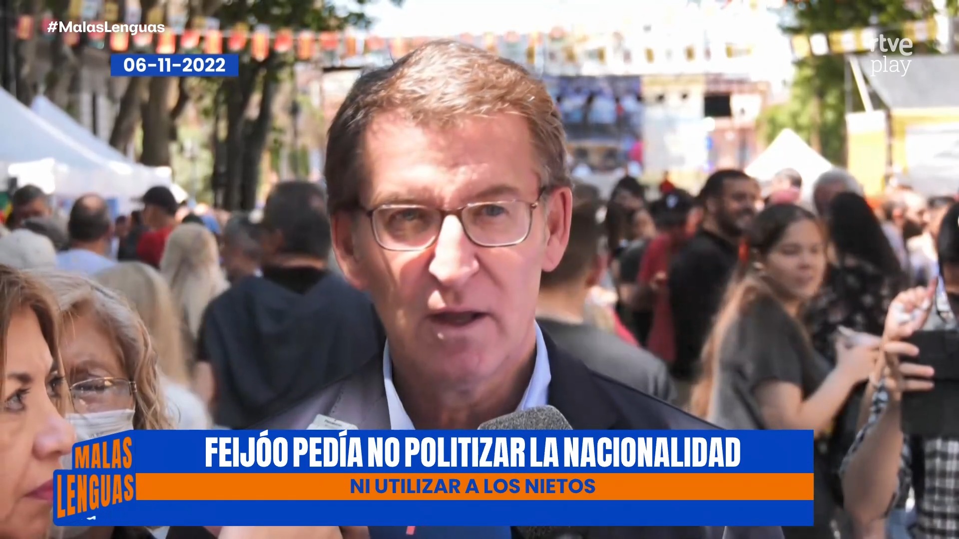 Feijóo se suma a Vox para difundir bulos sobre la ley de nietos