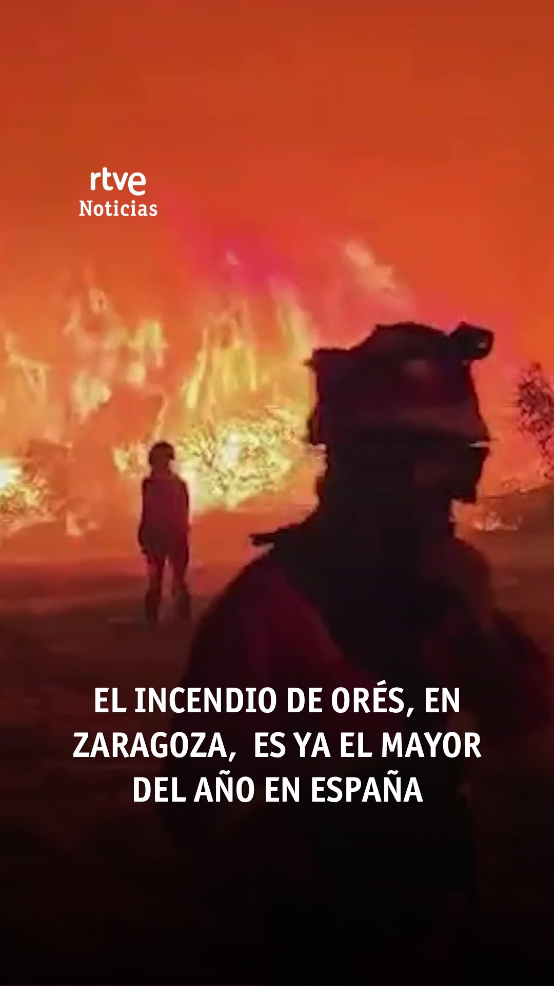 Incendio en Cinco Villas de Zaragoza quema 12.000 hectáreas y sigue descontrolado