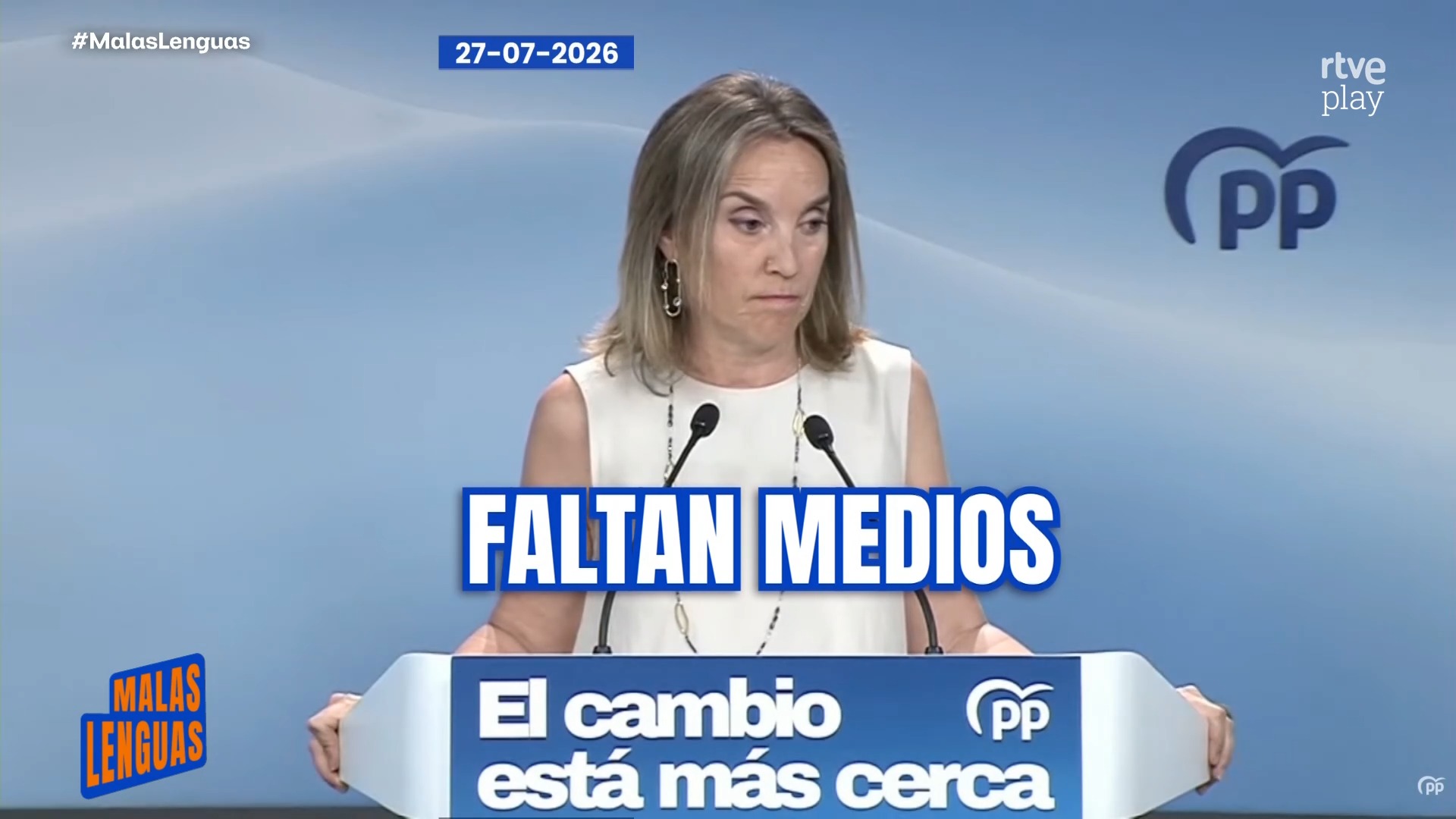 🔵 Cuca Gamarra denuncia que 