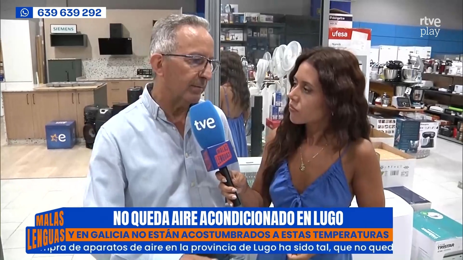 Ola de calor agota los aires acondicionados en Galicia y deja tiendas sin stock
