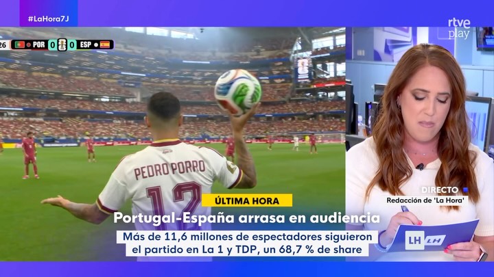España arrasa en audiencia con más de 11 millones de espectadores ante Portugal