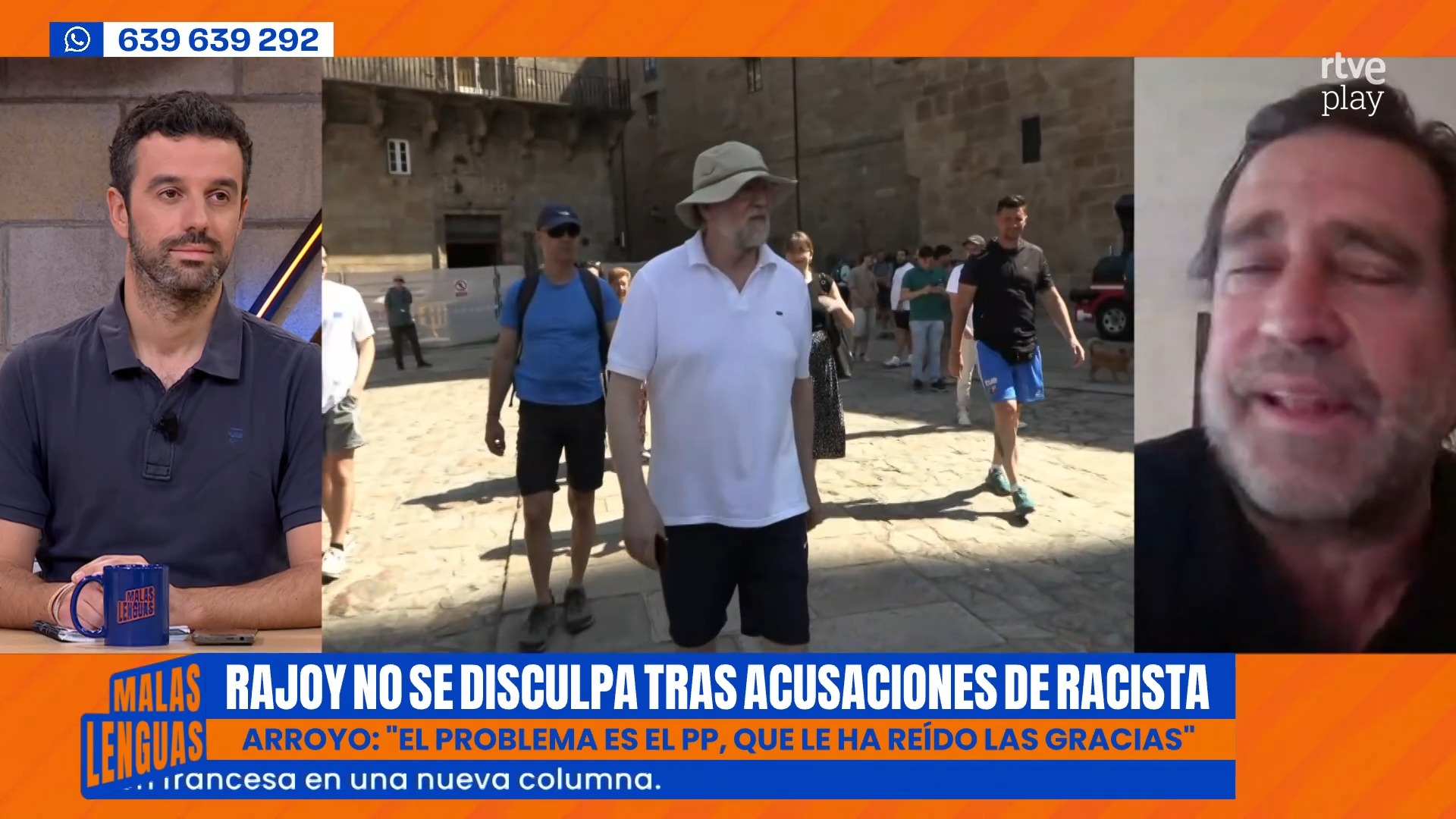 Luis Arroyo afirma que Rajoy cree que para ser español hay que ser blanco y católico