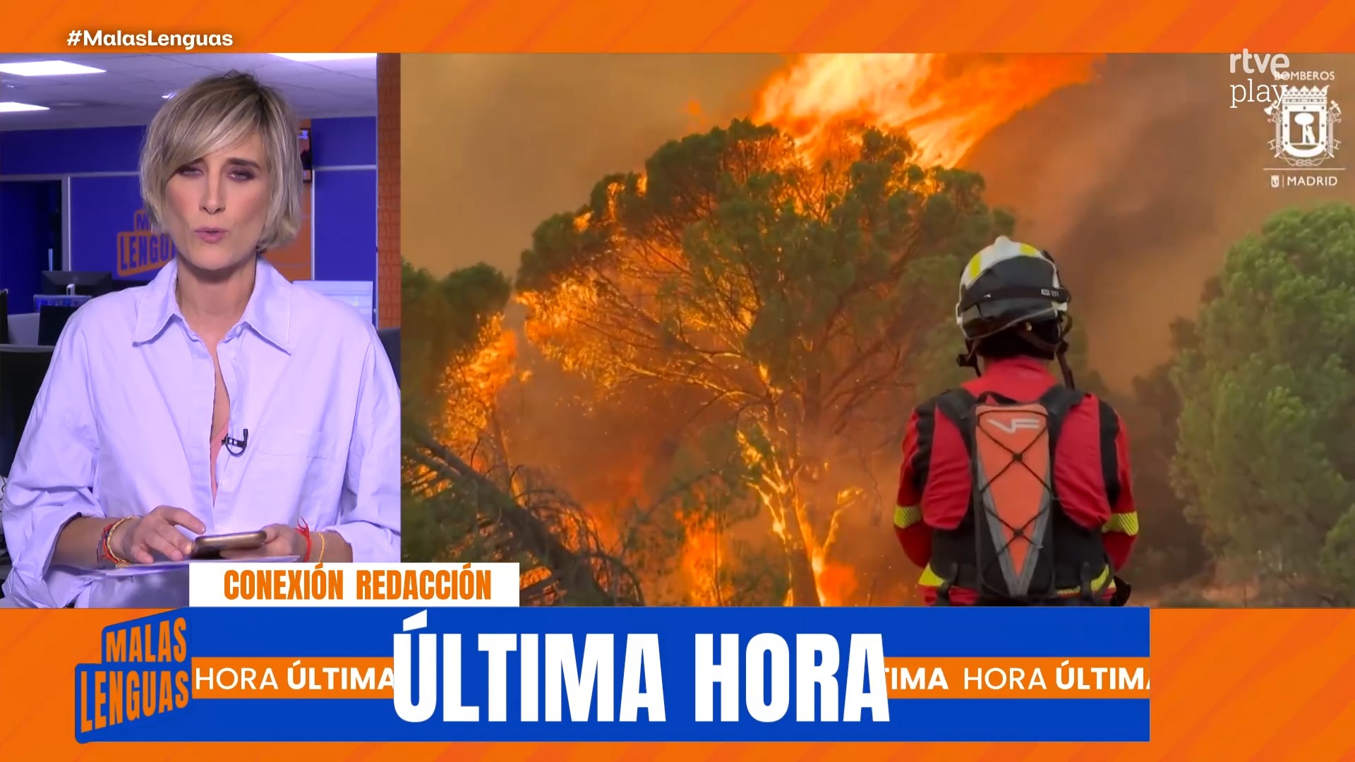 El Ministerio del Interior confina Santa María de la Alameda y Las Navas del Marqués por los incendios