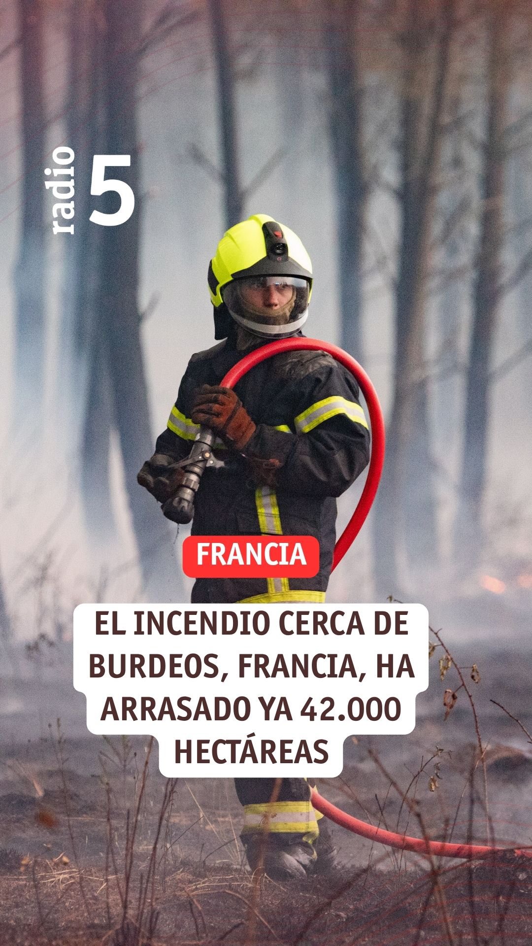 Francia sufre incendios devastadores cerca de Burdeos, los peores desde los años 40