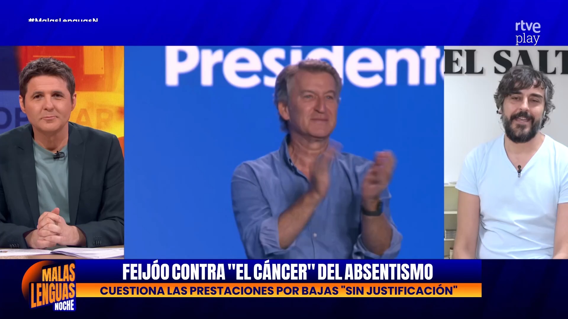Feijóo confunde bajas laborales con absentismo para enfrentar a los trabajadores