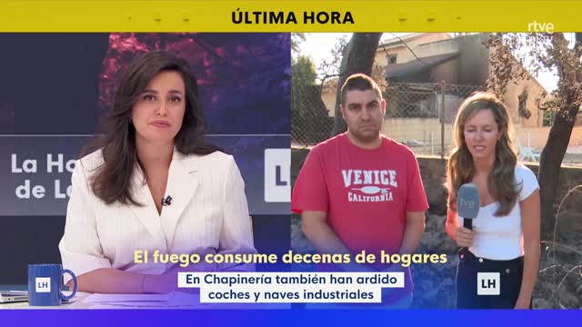 Andrés Guerrero describe cómo su chalé quedó calcinado en el incendio de Chapinería