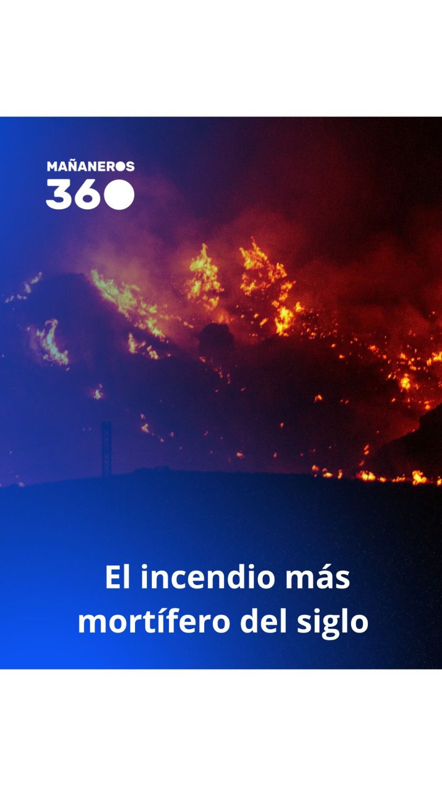 El indio de 80 años escapó del túnel de fuego y humo en Serena