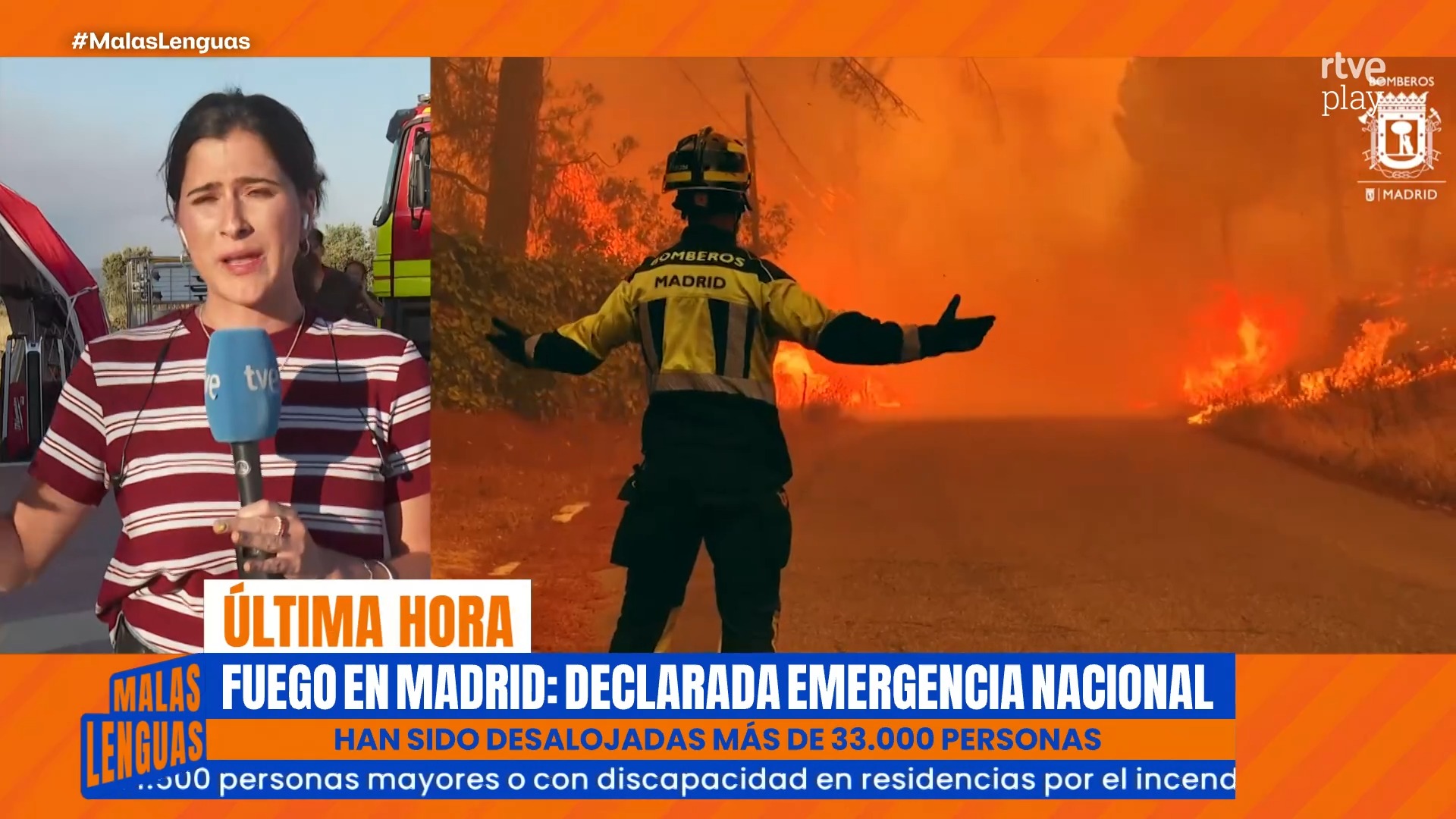 Incendio en Madrid y Ávila afecta ya a 45.000 personas por el avance de las llamas