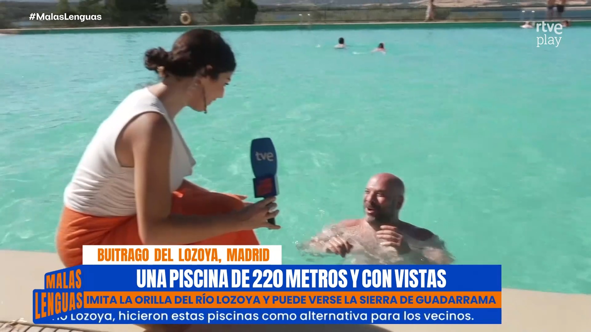 Buitrago de Lozoya presume de la piscina más larga de España con 220 metros
