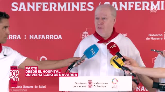 Nueve heridos en los encierros de Pamplona: dos corneados estables