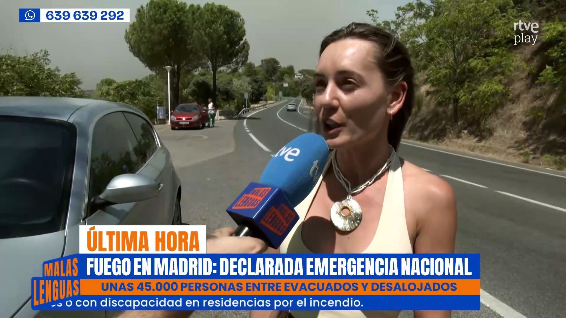 Incendio en Villa del Prado obliga a evacuar a 40.000 personas