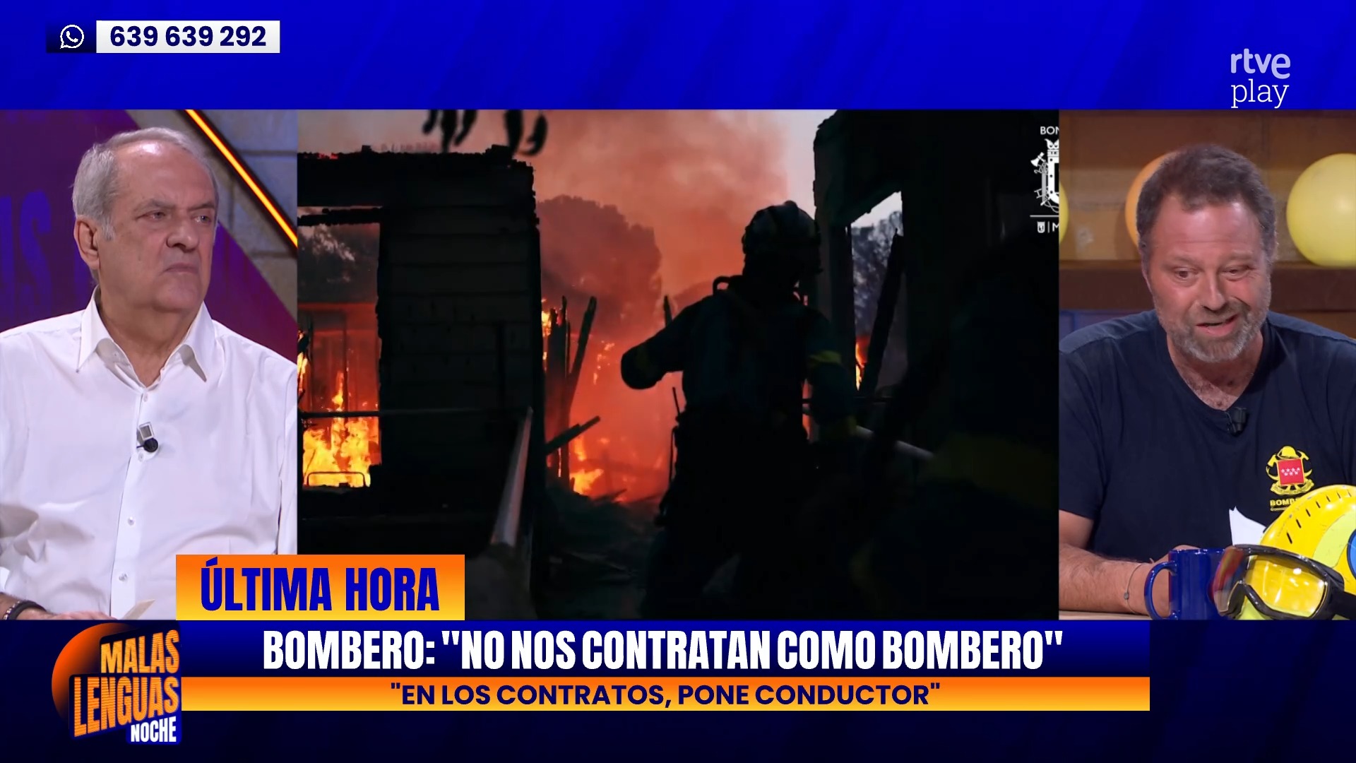 Trabajadores de emergencias denuncian contratos precarios para combatir incendios