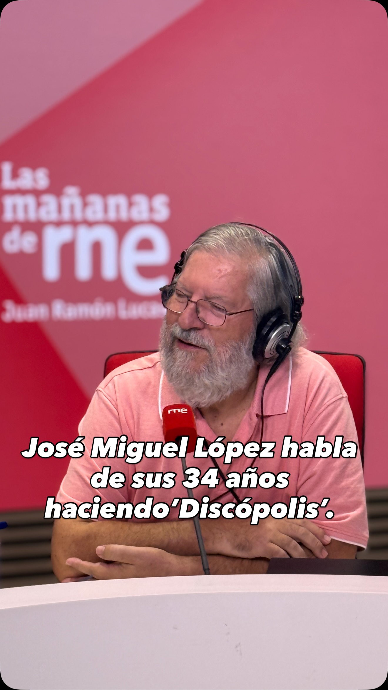 José Miguel explica el origen de Discópolis y sus 33 años en Radio 3