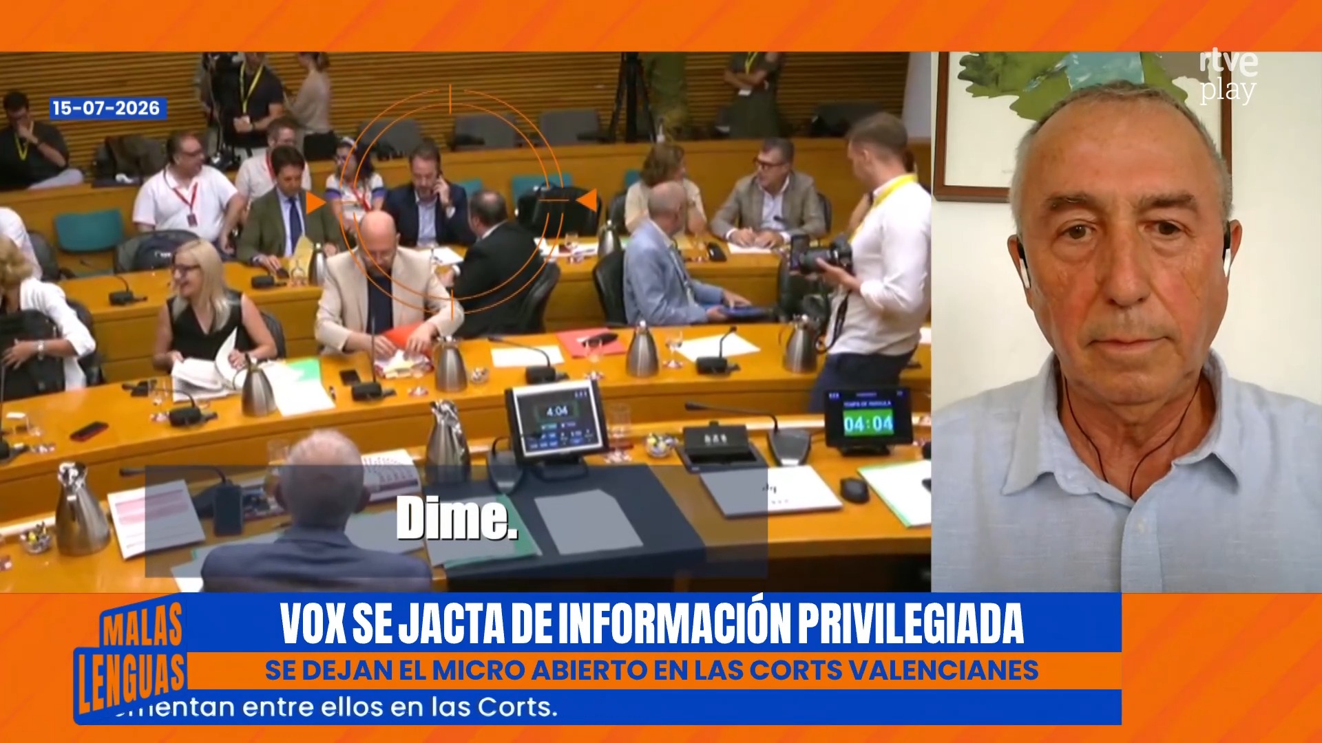 Vox presume de información privilegiada de una fiscal en el Parlamento Valenciano