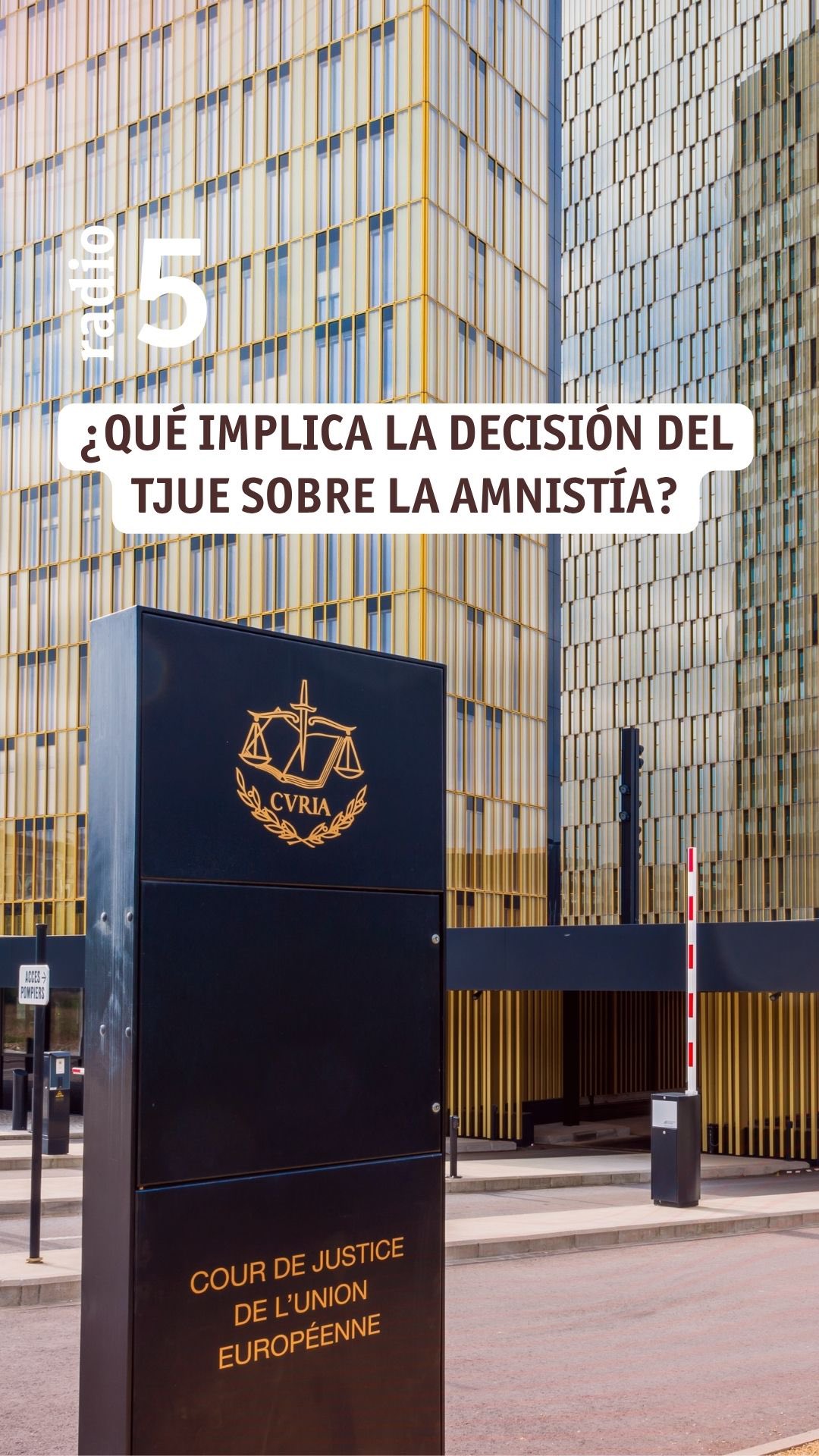 El TJUE avala la amnistía catalana al no contravenir el derecho europeo
