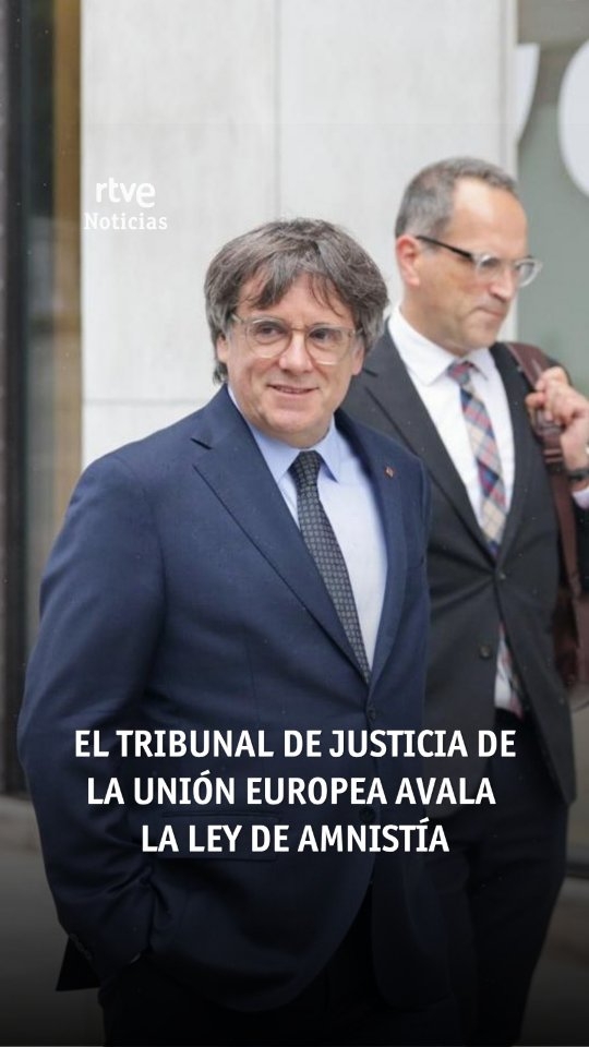 El Tribunal de Justicia de la UE avala la ley de amnistía española