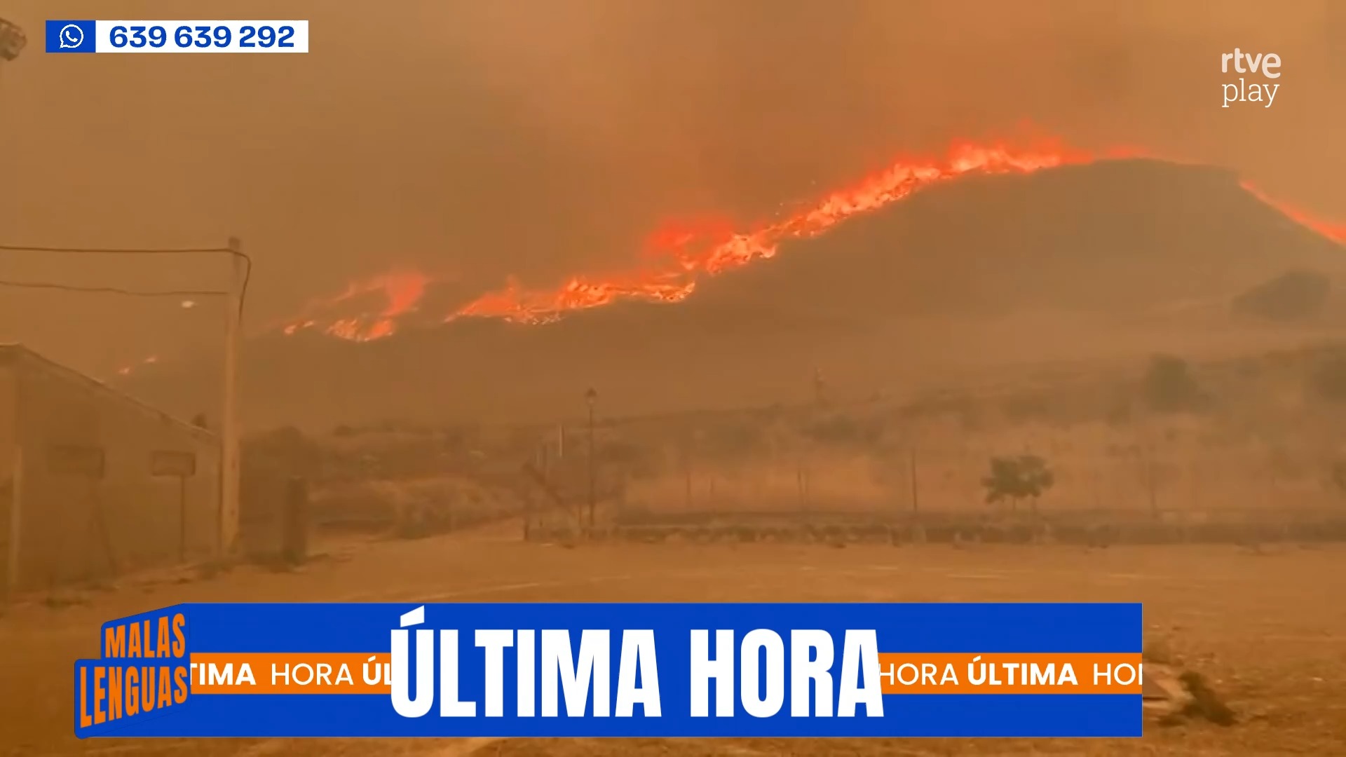 Las llamas amenazan un castillo y desalojan Uncastillo en Zaragoza