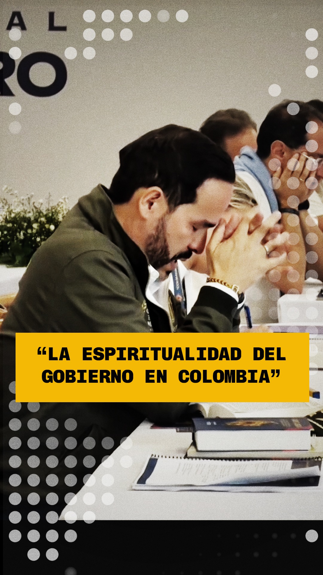 Abelardo de la Espriella reúne a su gabinete con Biblia y fusil: Dios guiará sus decisiones