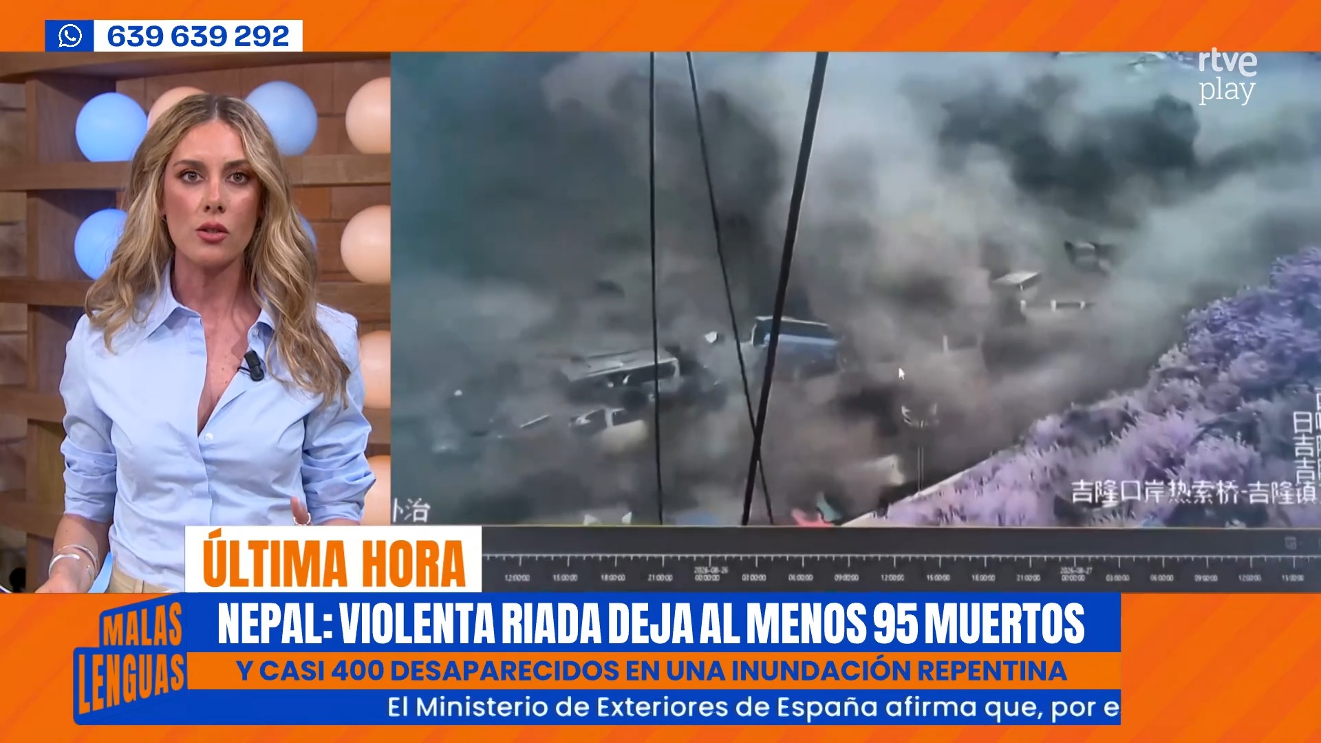 Riada entre Nepal y Tíbet deja 98 muertos y dos españoles desaparecidos