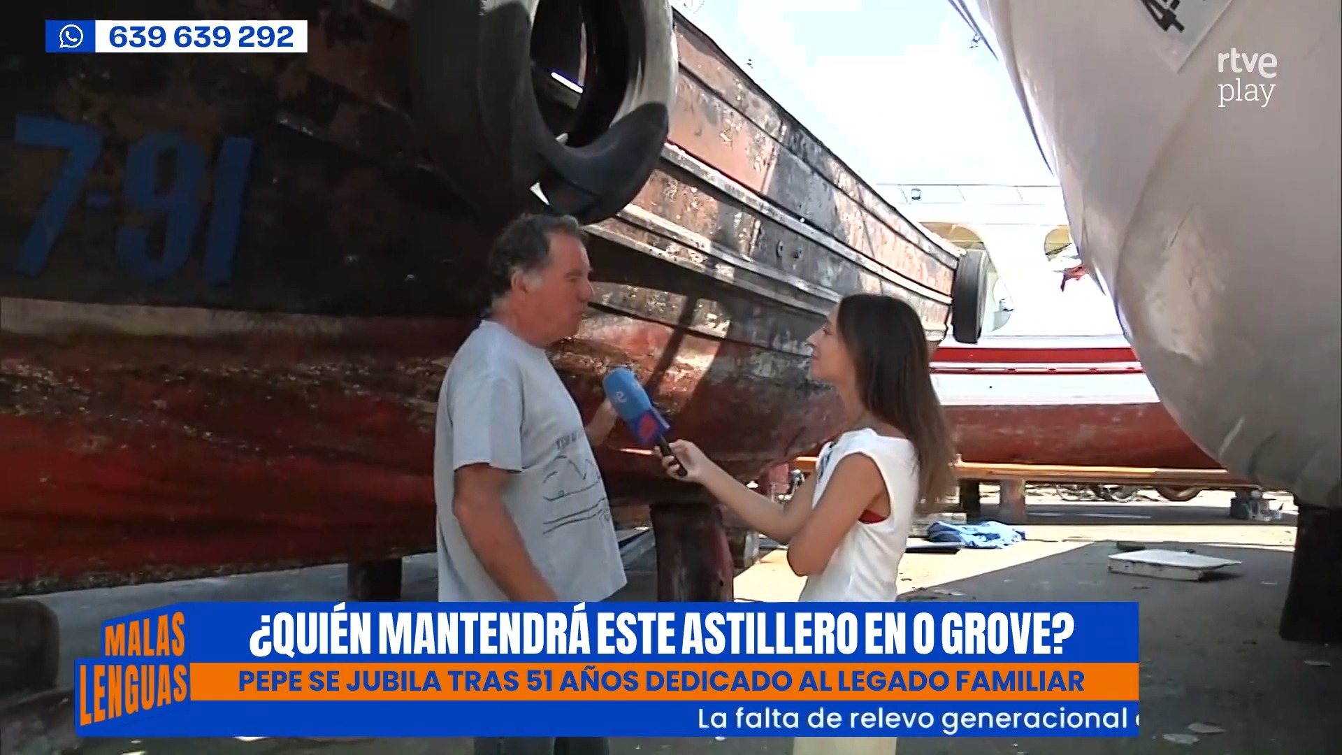 Pepe Garrido se jubila tras 51 años en el astillero de Ogrove