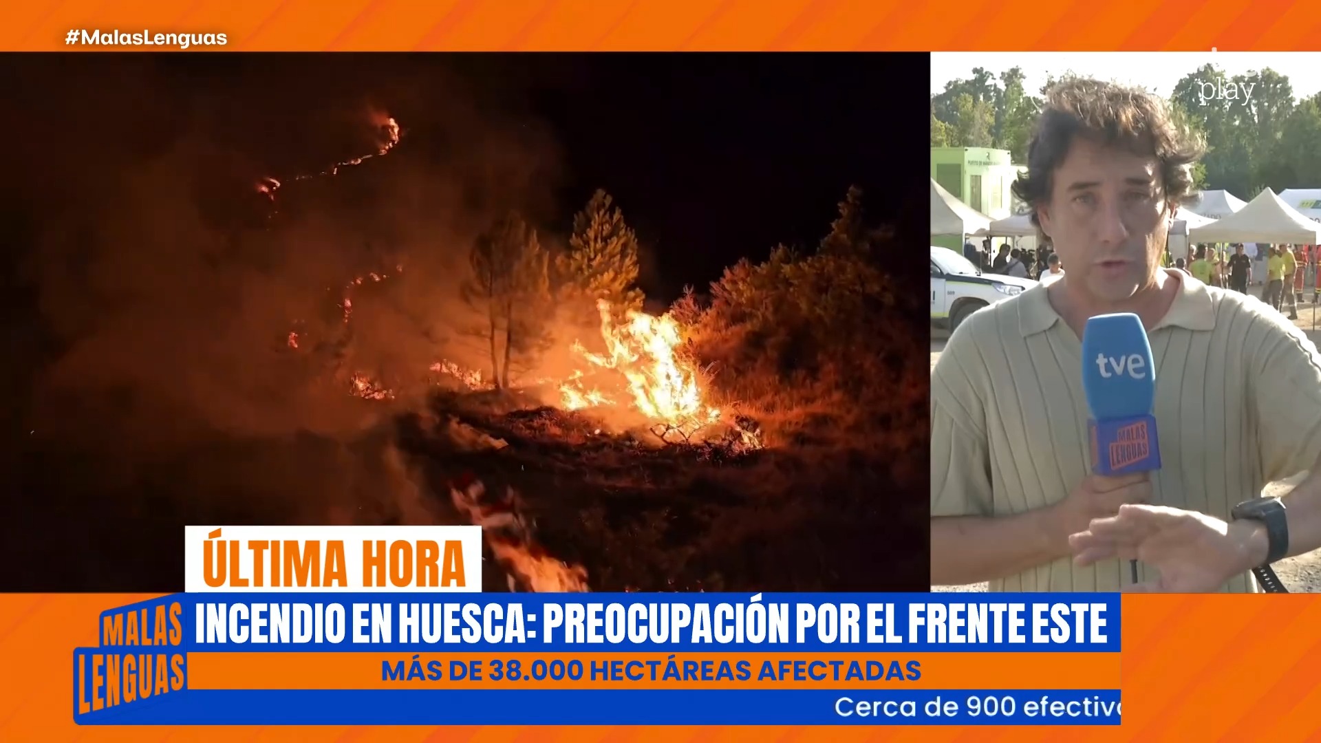 Incendio en Niebla: 650 evacuados mientras el viento alcanza los 50 km/h